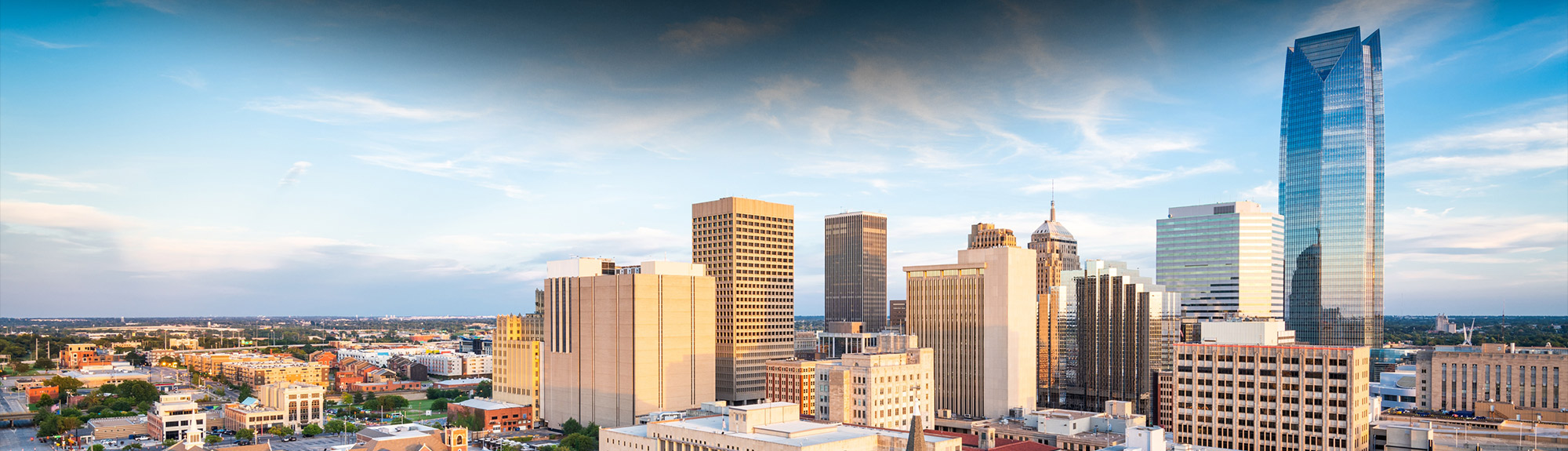 Downtown Oklahoma City, OK skyline